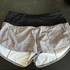 Lululemon Speed Up High Rise Lined Shorts 2.5”